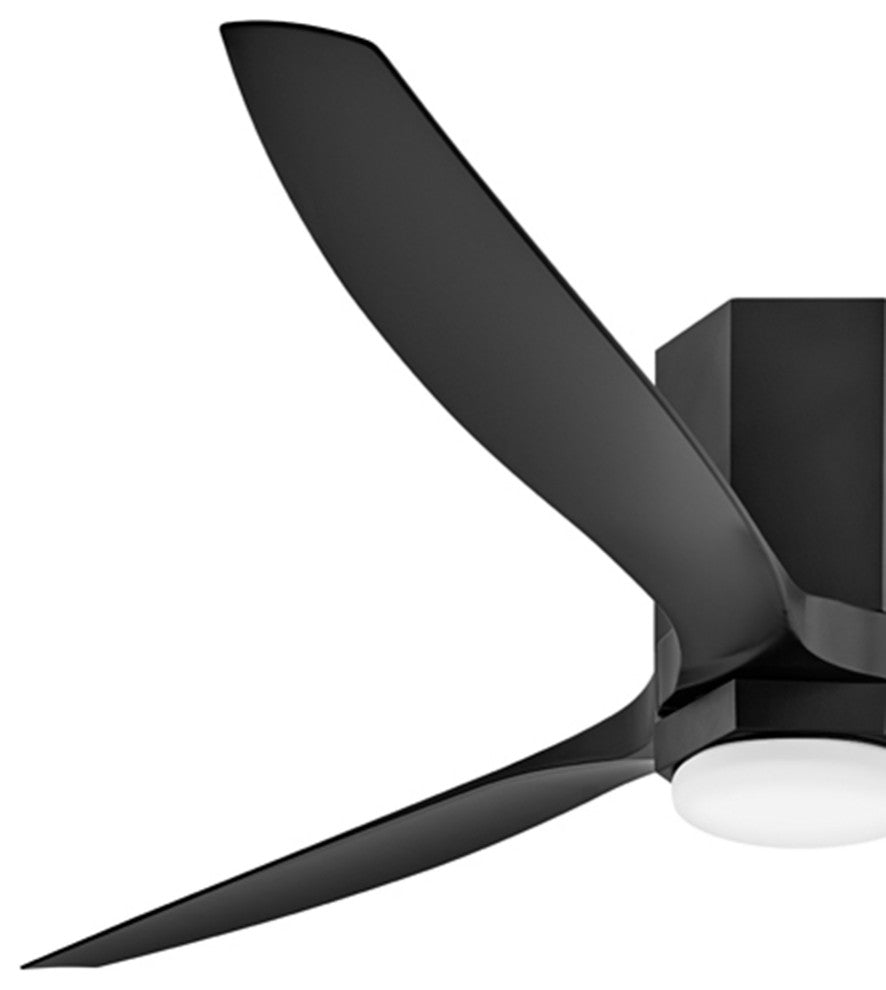 Hinkley Facet LED Ceiling Fan, Matte Black, 60"