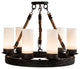 16" Wide Costello Ring 6 Light Chandelier