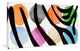 "Rainbow Zebra II" Painting Print on Canvas by Irena Orlov