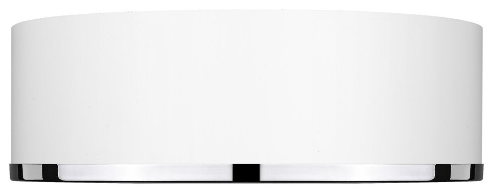 Zlite 2303F3-MW-CH 3-Light Flush Mount, Matte White