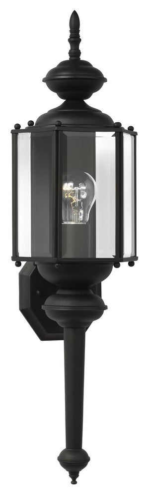 Generation Lighting Lighting 1-Light Outdoor Lantern, Black