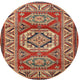 Ahgly Company Indoor Round Traditional Area Rugs, 4' Round