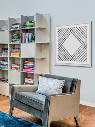 "Square in Depth" Framed Art Print