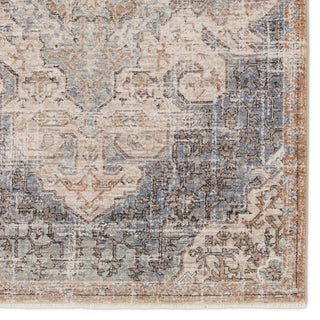 Jaipur Living Lynette Medallion Tan/ Blue Area Rug 9'X13'