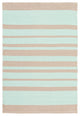Surya Picnic PIC-4006 5'x8' Rug, Mint/Taupe