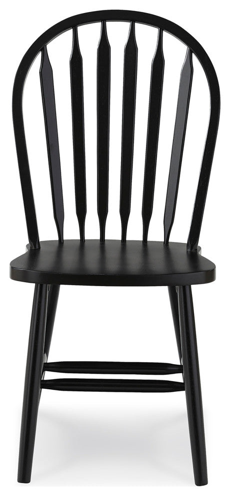 Windsor Arrow Back Chair in Black
