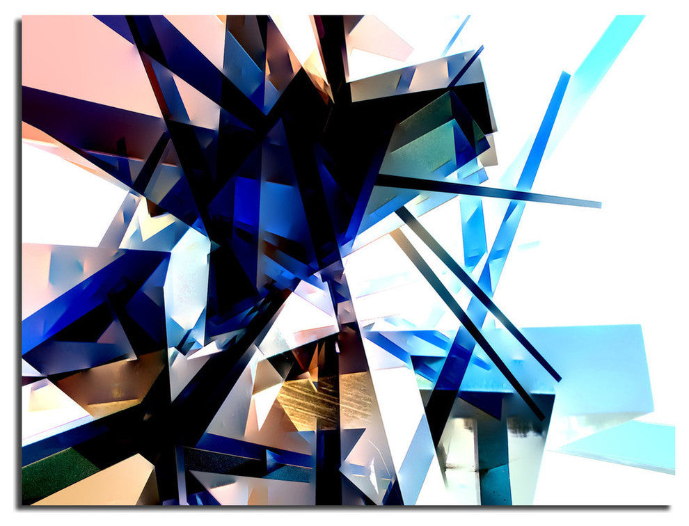 Indoor/Outdoor Wall Decor 'Vibrant Geo', ArtPlexi, 12x16