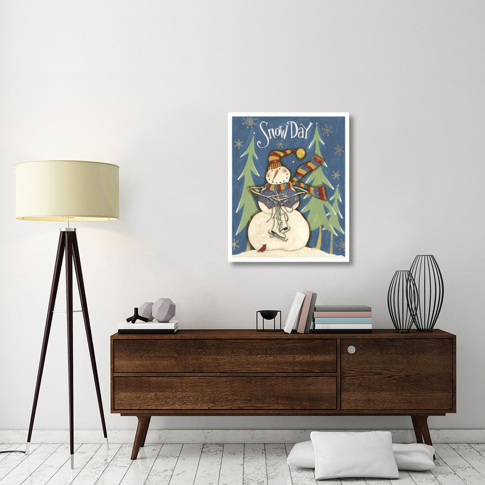 "Snowmen Season IV" Digital Paper Print by Anne Tavoletti, 30"x37"