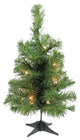 18"x10" Pre-Lit Traditional Noble Medium Christmas Tree