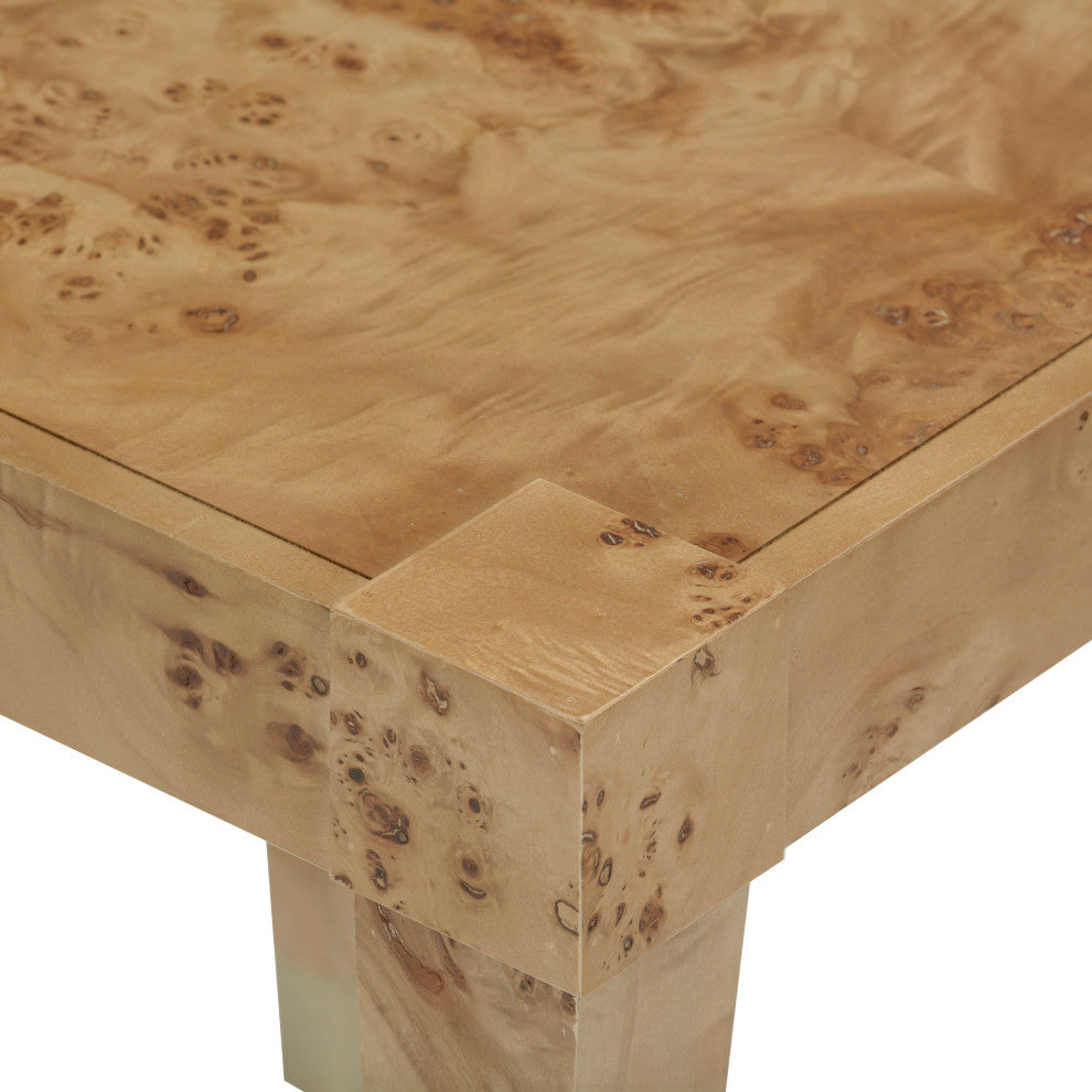 Brandyss Burl End Table, Honey Burl