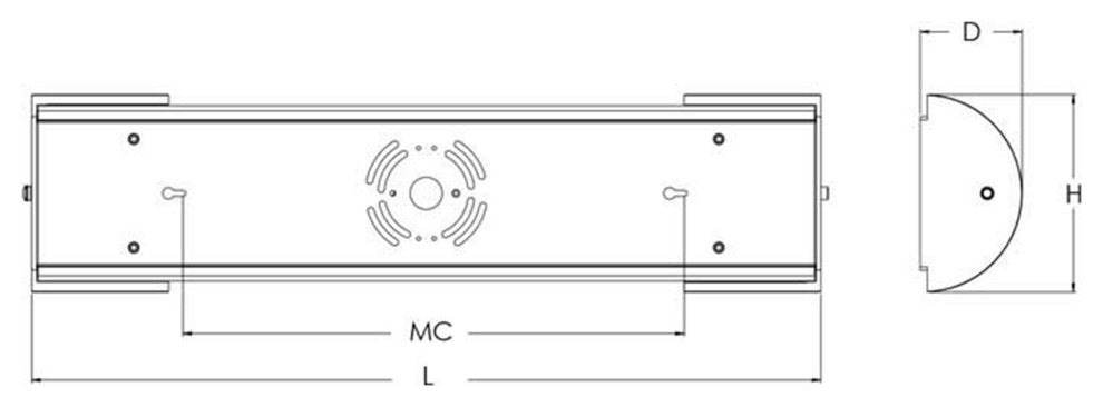 Pacific LED Linear Vanity, 36"
