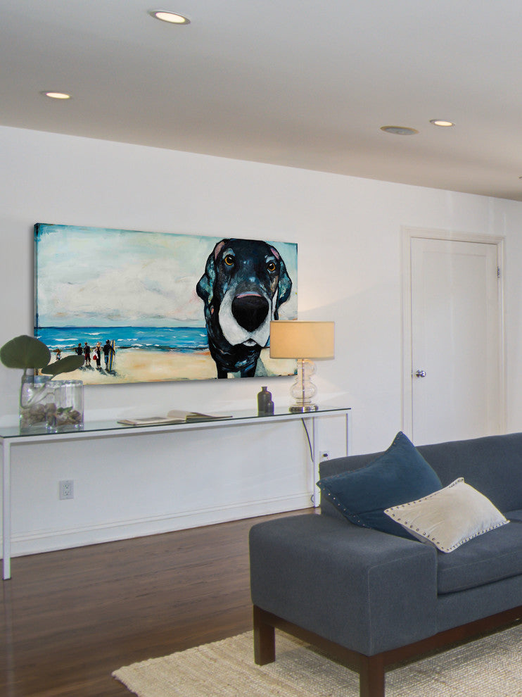 "Macdaddy" Painting Print on Canvas by Tori Campisi