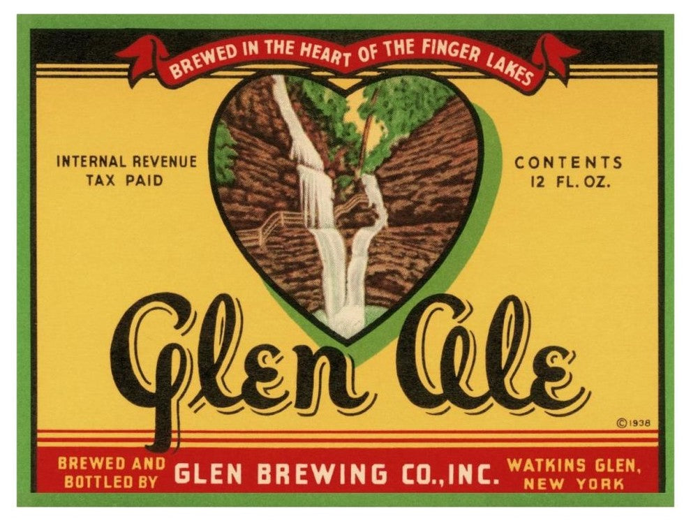 "Glen Ale" Digital Paper Print by Retrolabel, 46"x35"