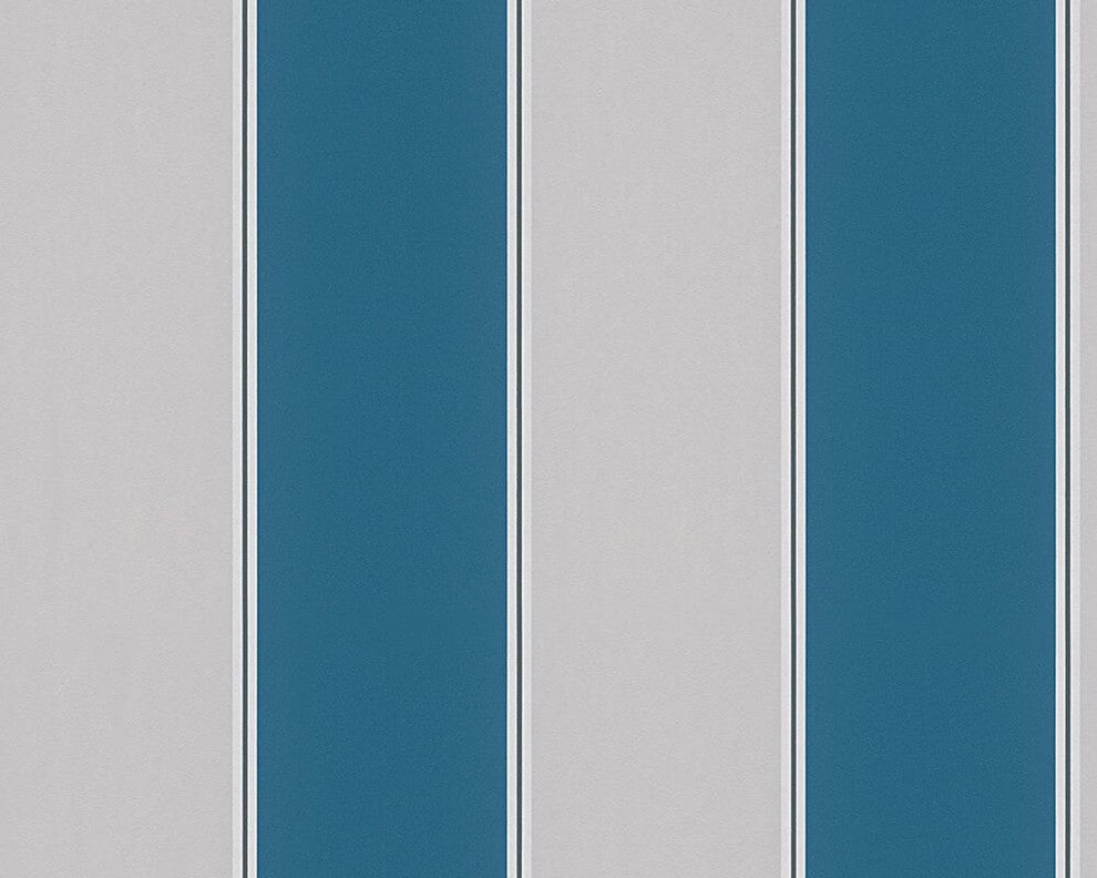 Metropolis 2, Urban Graphic Stripes Floral Plain Light Cream Wallpaper Sample