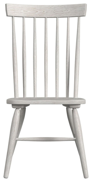 Windsor Solid Ash Dining Chair, White, Set of 2