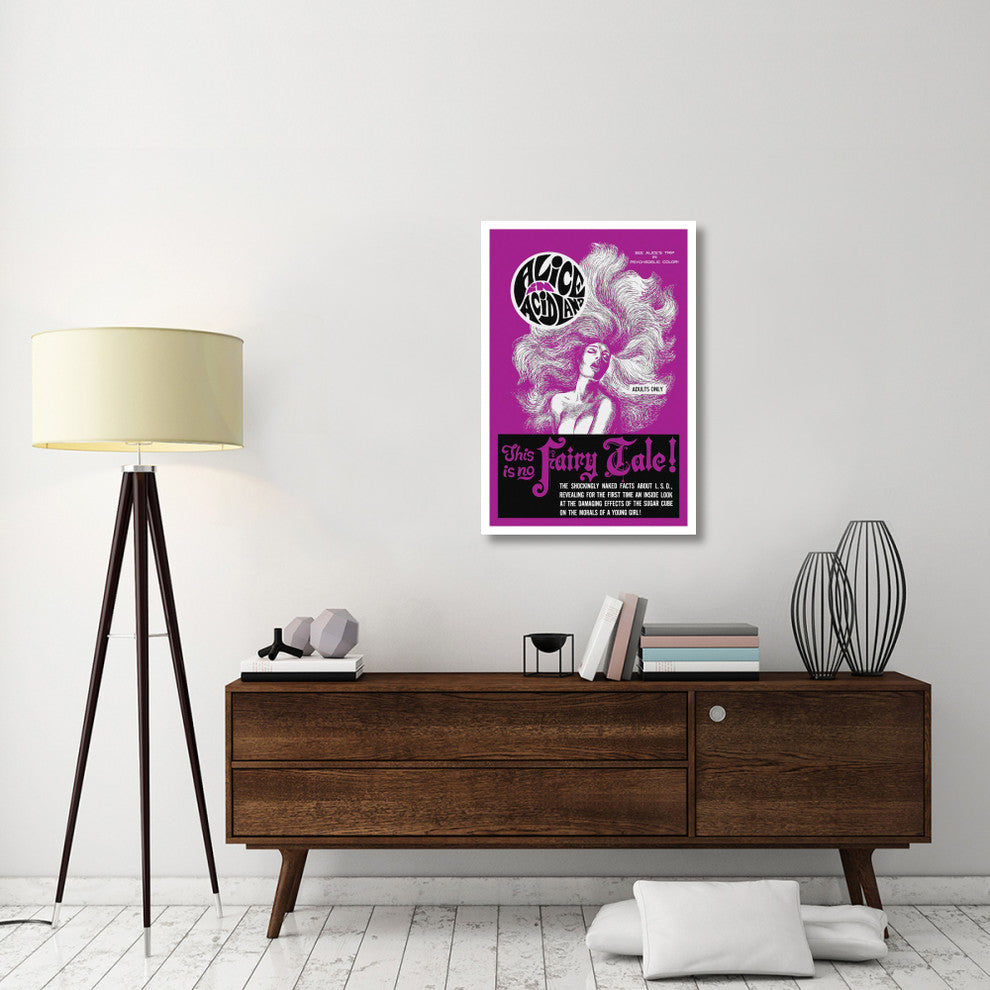 "Vintage Vices: Alice in AcidLand" Digital Paper Print by Vintage Vices, 26"x38"