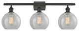 INNOVATIONS LIGHTING 516-3W-OB-G125 Athens 3 Light Bath Vanity Light