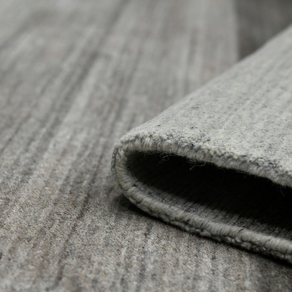 Blend Verwood Area Rug, Gray, 10' x 14', Striped