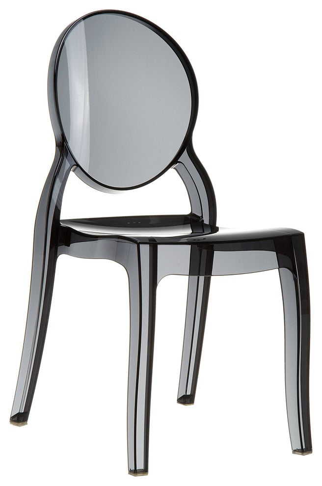 Compamia Elizabeth Dining Chairs, Set of 2, Transparent Black