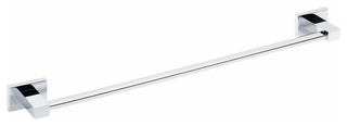 Secret Bath. Polished chrome 17" medium towel bar. Albany collection