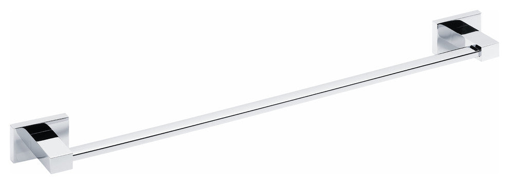 Secret Bath. Polished chrome 17" medium towel bar. Albany collection