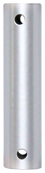 12" Downrod, Silver, Stainless Steel