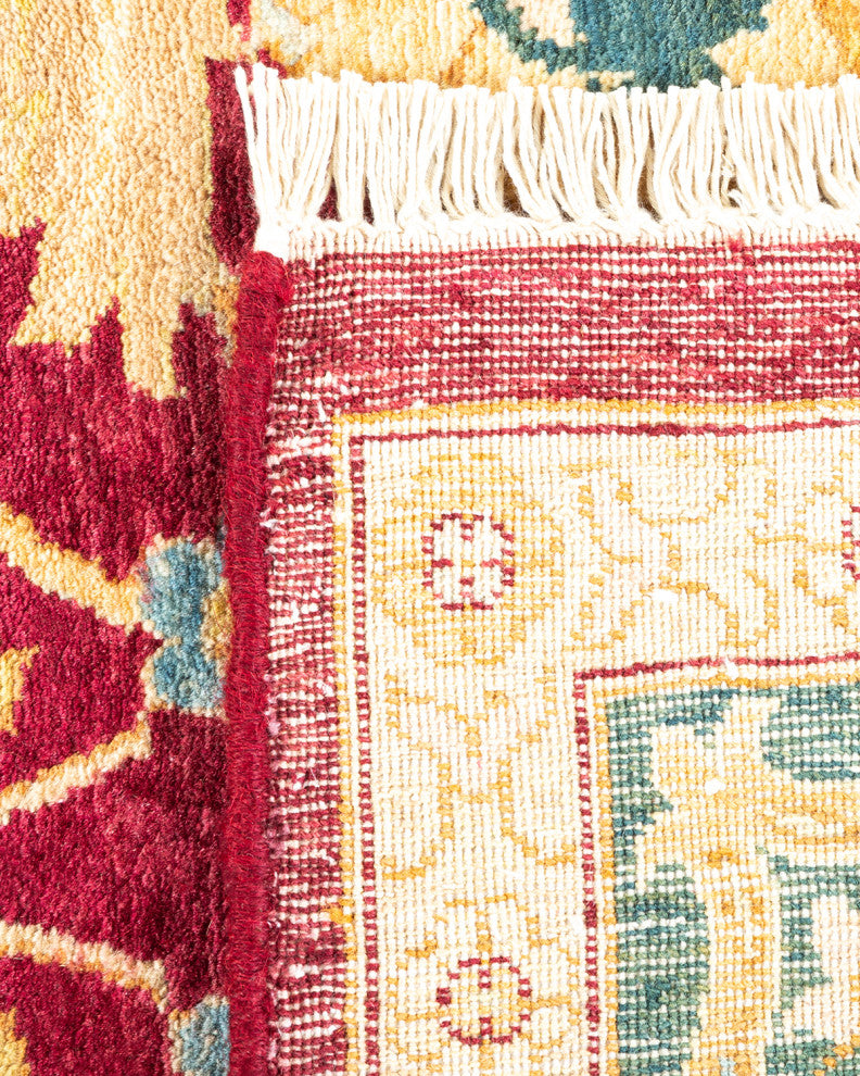 Mogul, One-of-a-Kind Hand-Knotted Area Rug Red, 6'2"x8'8"