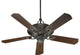 56" 5-Blade Salon Ceiling Fan, Oiled Bronze