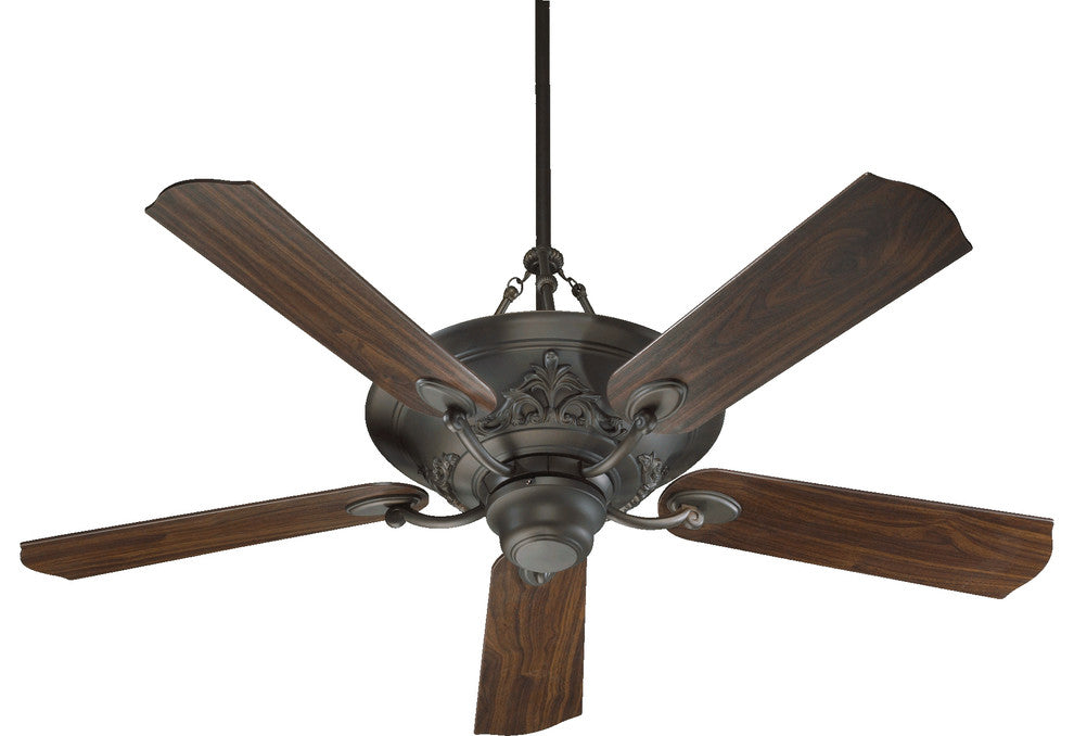 56" 5-Blade Salon Ceiling Fan, Oiled Bronze