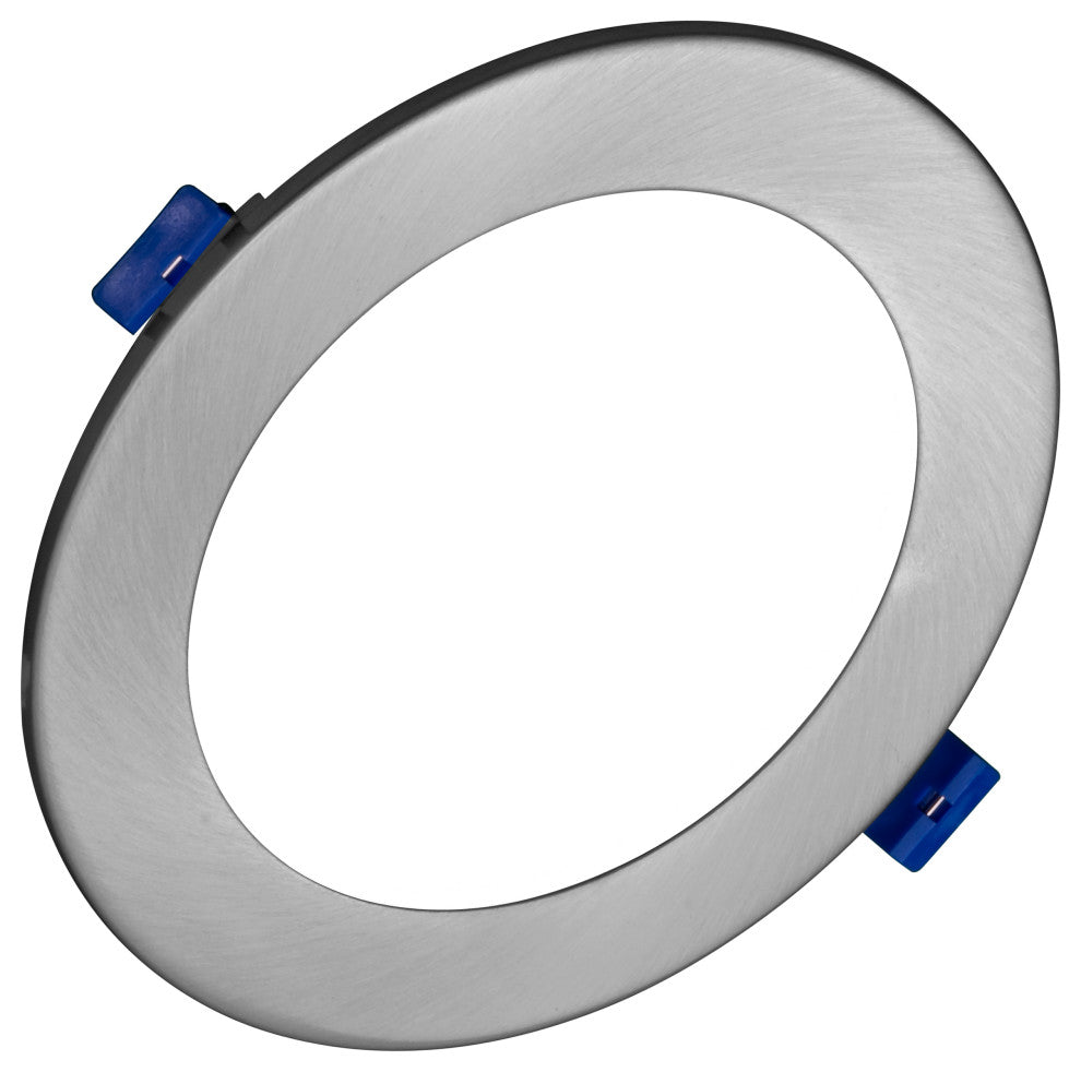 DLE6 Series 6" Round Downlight, Nickel, 5000k