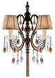Juliet Traditional Floor Lamp, Golden Brown