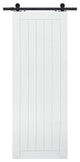 1 Panel Plank MDF Door, 36" X 80"