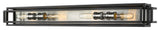 Z-Lite 454-4V Titania 4 Light 5"W Vanity Strip - Black / Brushed Nickel