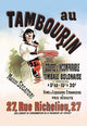 Au Tambourin - Paper Poster 20" x 30"