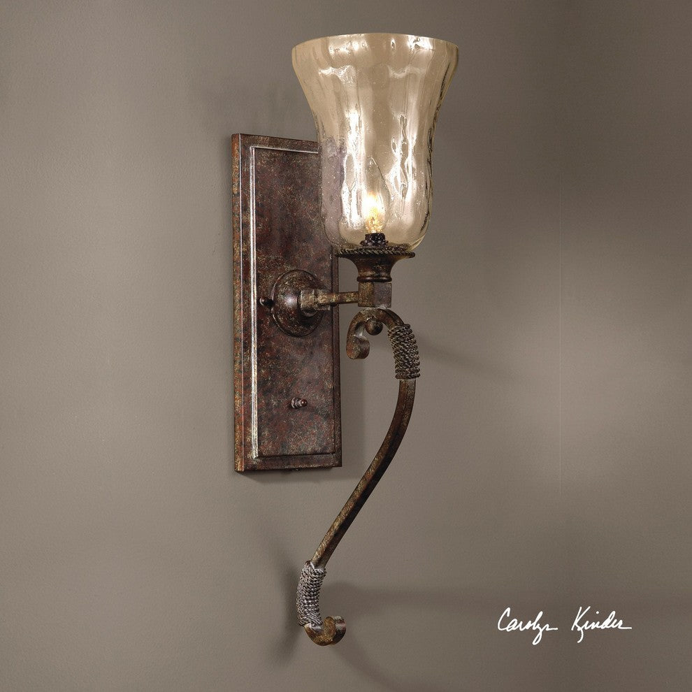 Uttermost 22418 Galeana Glass Wall Sconces