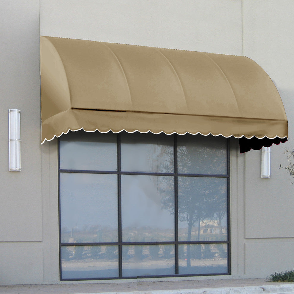 Awntech 3' Savannah Acrylic Fabric Fixed Awning, Tan