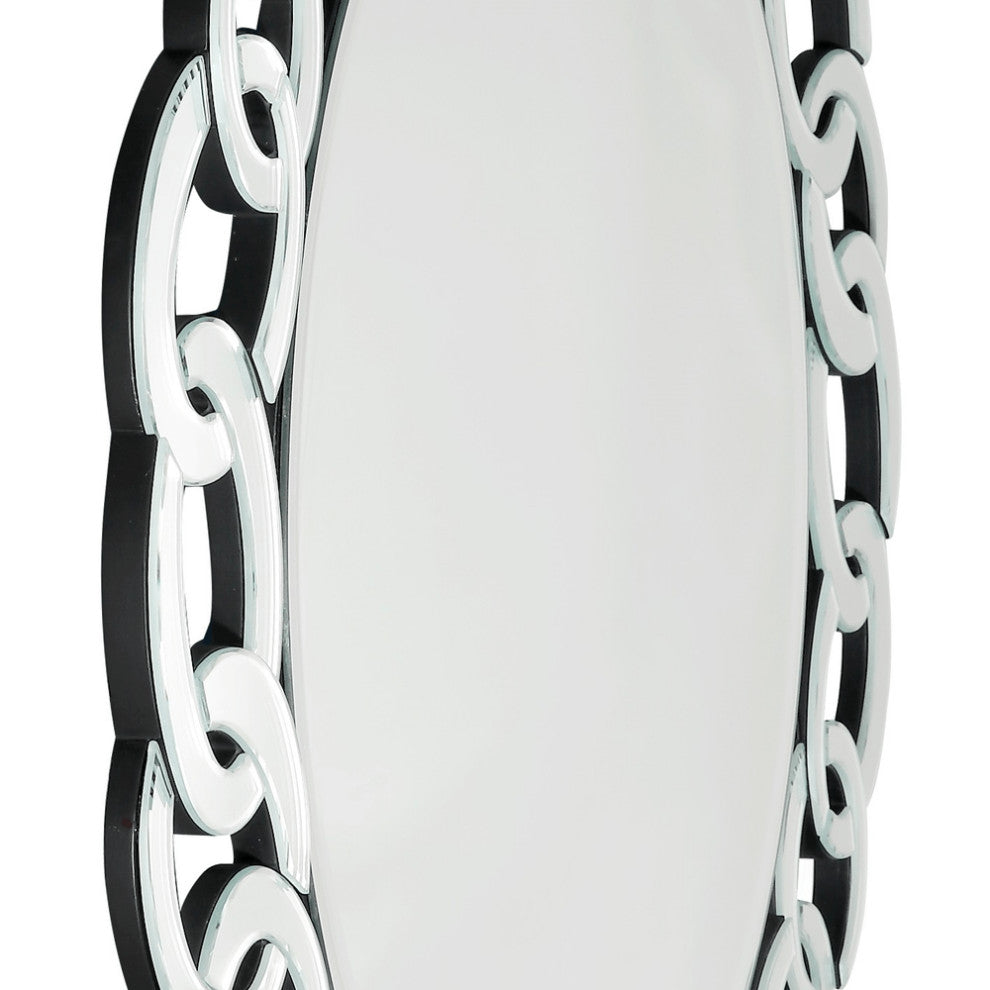 Clear Round Accent Glass Mirror