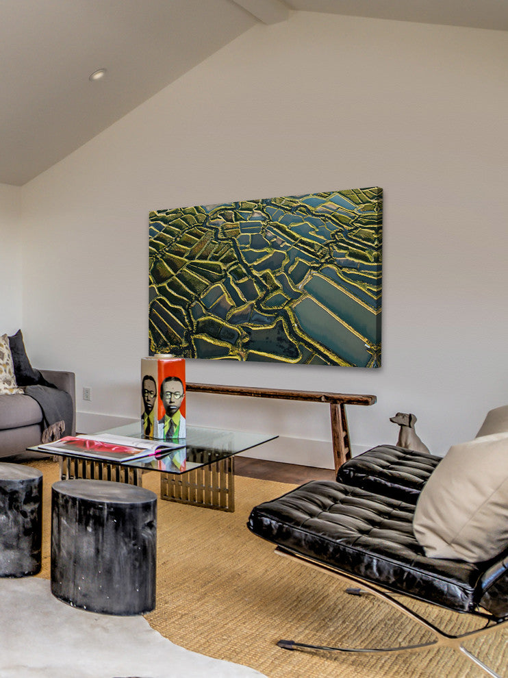 "Waterways" Painting Print on Wrapped Canvas