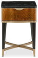 Malibu Crest End Table - Crotch Mahogany