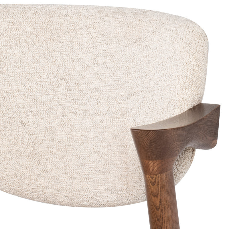 Kalli Shell Fabric Dining Chair