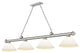 Zlite 2306-4BN-AMO14 4-Light Billiard, Matte Opal