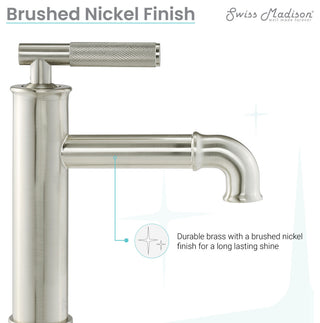 Avallon Single Hole, Single-Handle Sleek, Bathroom Faucet, Brushed Nickel
