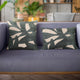 Plutus Green Palm Floral Luxury Throw Pillow, 18"x18"