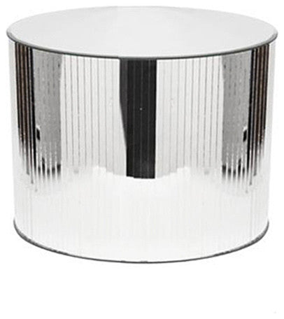 Mirrored Glass Table Stand, 12"