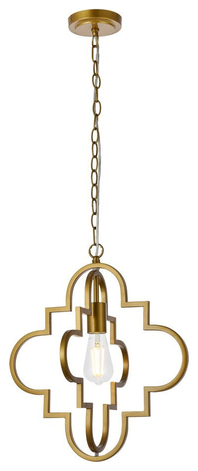 Sophie 1-Light Pendant, Brass