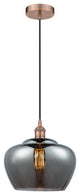 Innovations 616-1P-AC-G93-L-LED 1 Light 11" Mini Pendant, Antique Copper