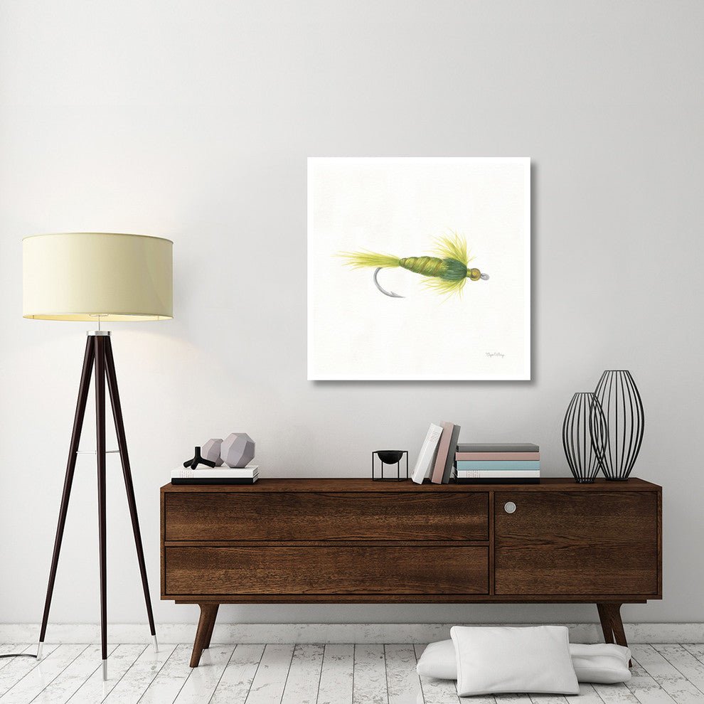 "Gone Fishin IV" Digital Paper Print by Elyse DeNeige, 38"x38"