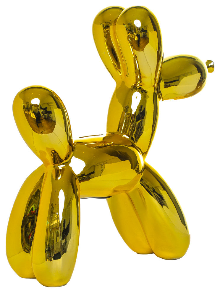 Interior Illusions Plus Yellow Ceramic Dog Piggy Bank - 12" tall