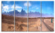 "San Pedro de Atacama, Chile" Panorama Cityscape Canvas Print, 4 Panels, 48"x28"