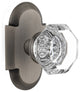 Double Cottage Plate With Waldorf Knob, Antique Pewter